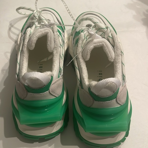 Gianni BiniVenus Chunky Lace-Up Rhinestone Charm Retro Sneakers